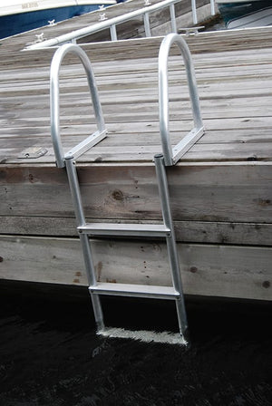 Dock Edge Eco Flip-Up Aluminum Ladder