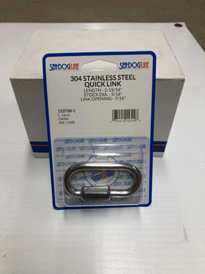 5/16" Stainless Steel Q-Link