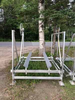Rough Water? Need secure PWC docking? Get a Lighthouse Vertical PWC Lift!